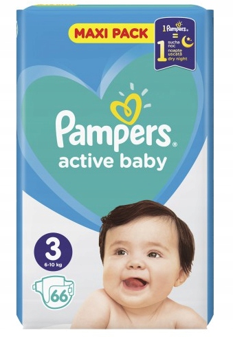 pampers 3 allegro 66 sztuk