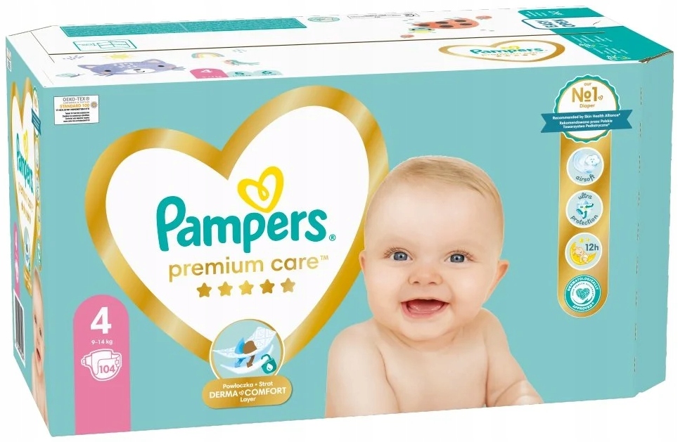 pampers 104 szt