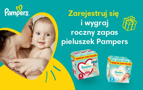 pampers konkurs miesieczny zapas pieluch ile