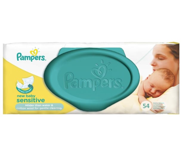 pampers new baby chusteczki nawilżane sensitive 54 sztuki