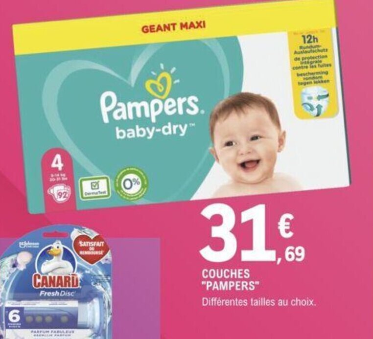 pampers 6 eleclerk