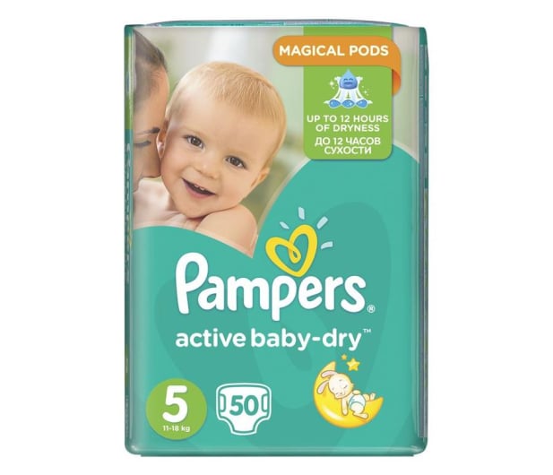 pampers active baby dry 5 junior 11-18kg opakowanie 16szt