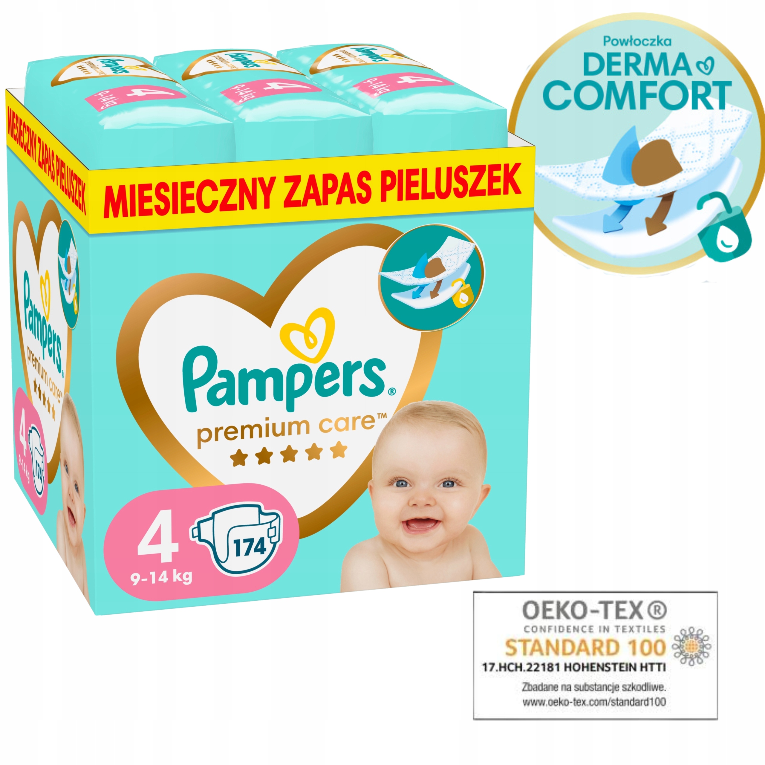 smyk pampers zapas na miesiąc