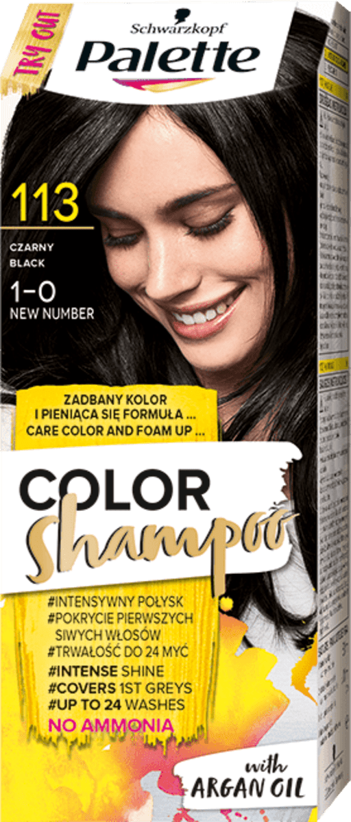 palette color shampoo szampon koloryzujący czekoladowy