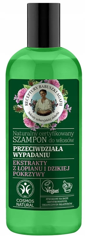 szampon na wypadanie babci agafii skład