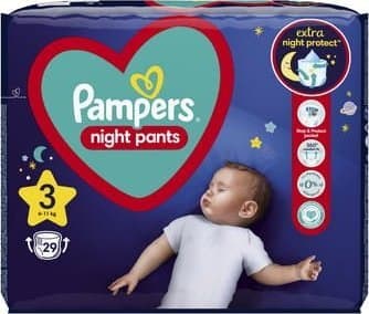 pieluszki pampers night