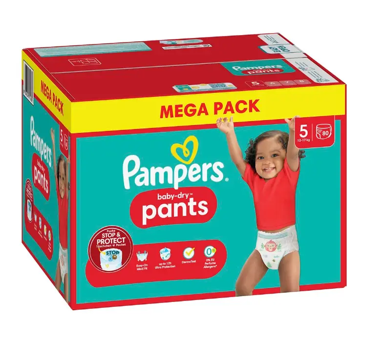 giant pack pampers pants 5