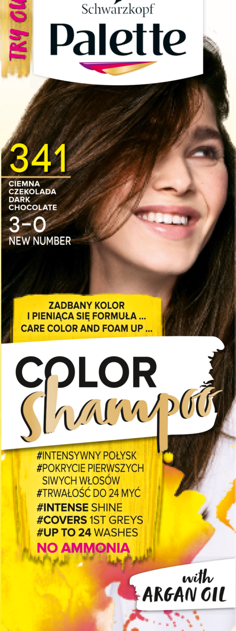 szampon palette kolory