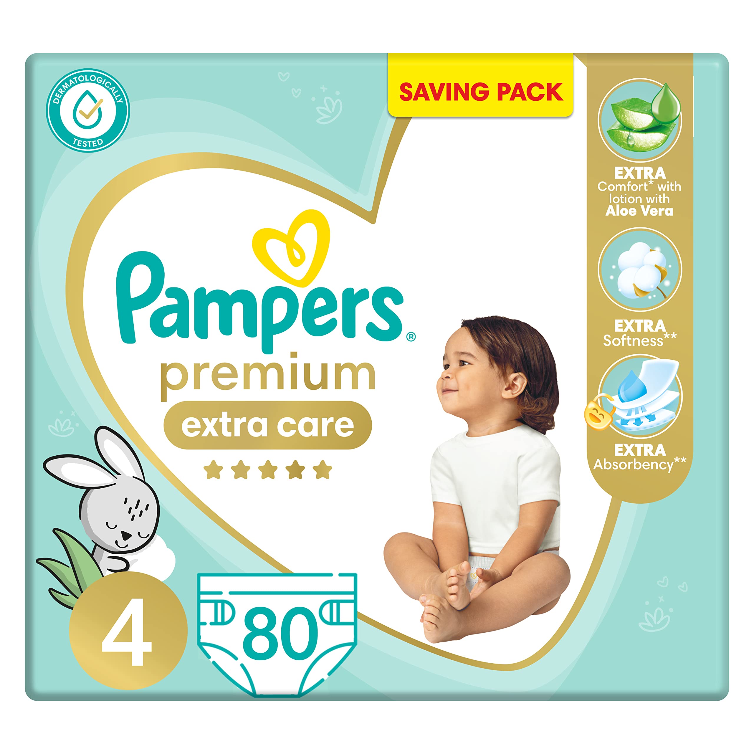 pampers extr care 2 80 szt