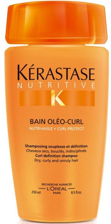 kerastase nutritive bain oleo-curl szampon kąpiel do włosów kręconych 250ml