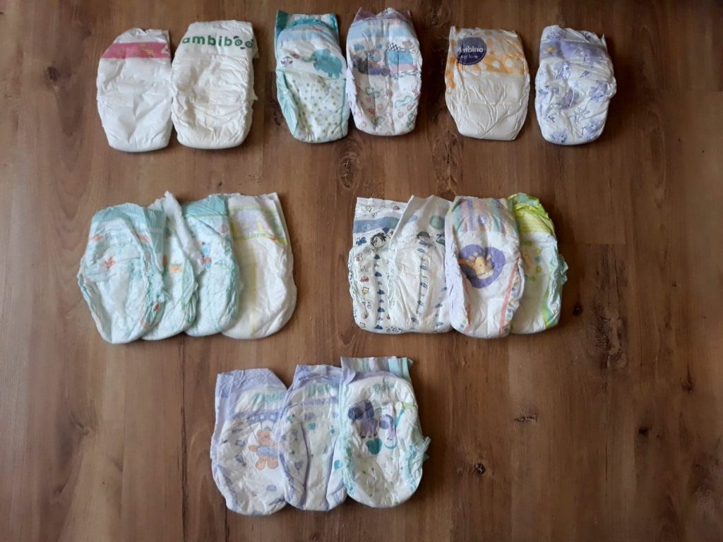 test pampersów pampers i dada