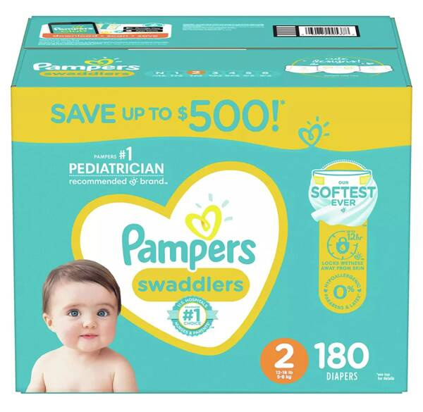 cena pampersów pampers 2