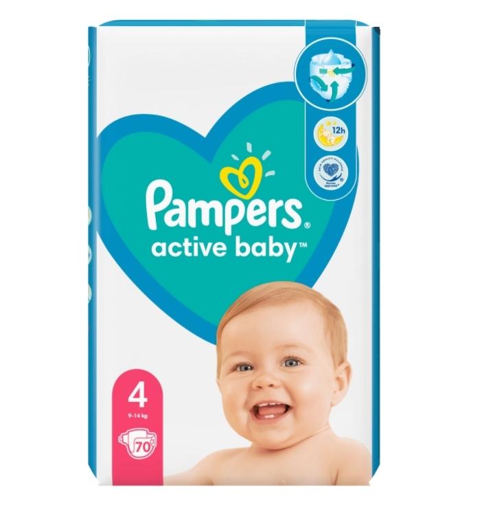 pampers actice baby 4