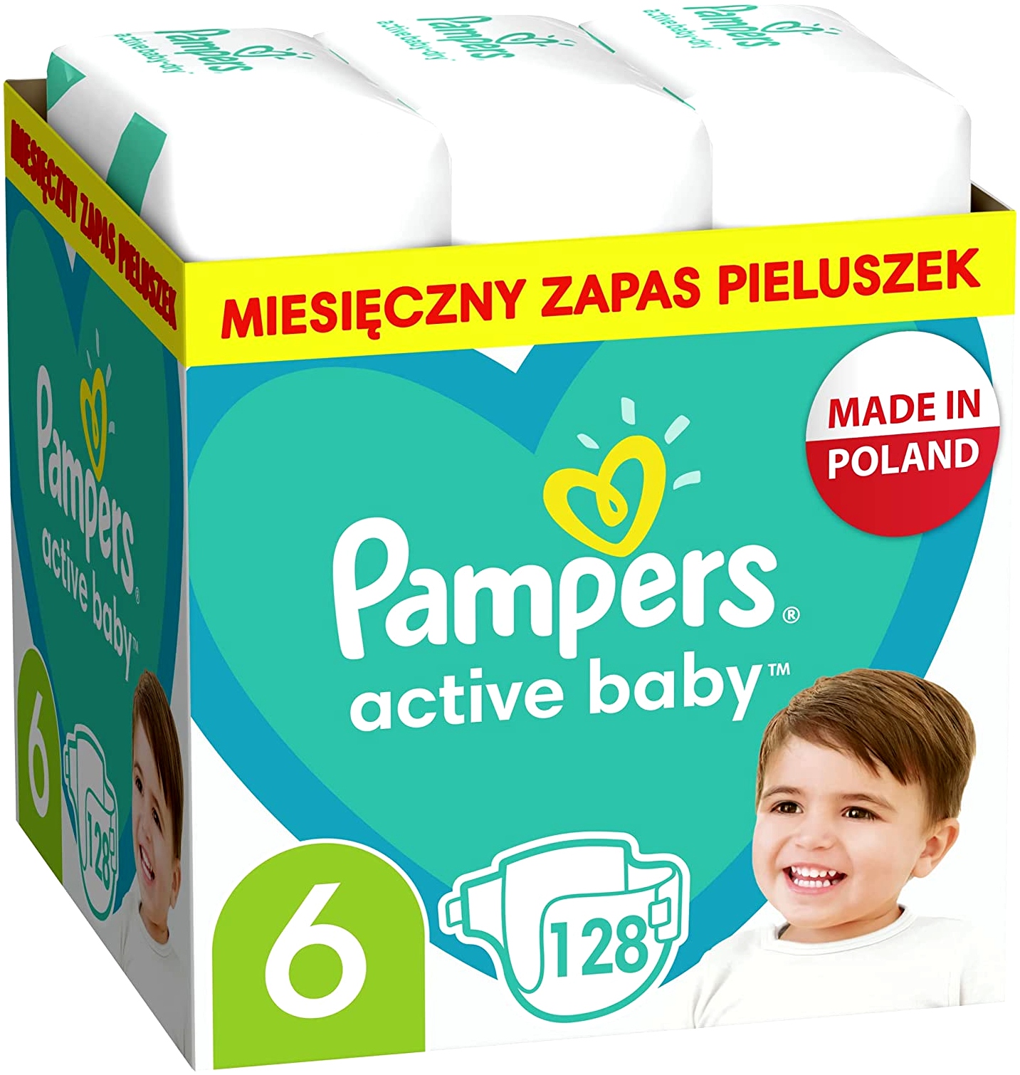 zapas pieluch pampers active baby dry 5