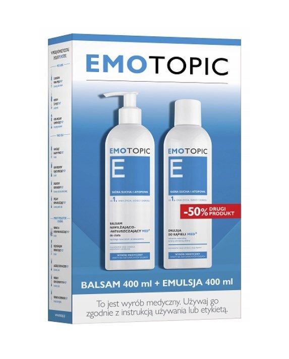 emotopic w.med.zestaw balsam szampon