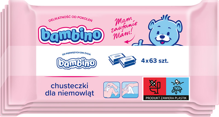 bambino chusteczki nawilżane dla niemowląt