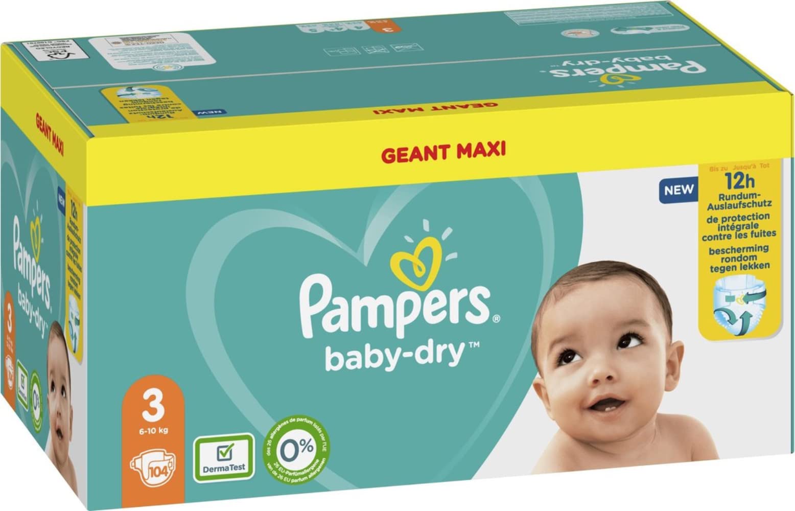 pampers 3 104 szt