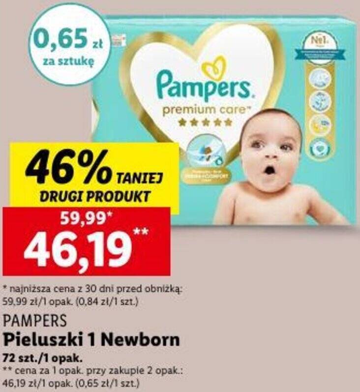 pieluchy pampers 1 lidl