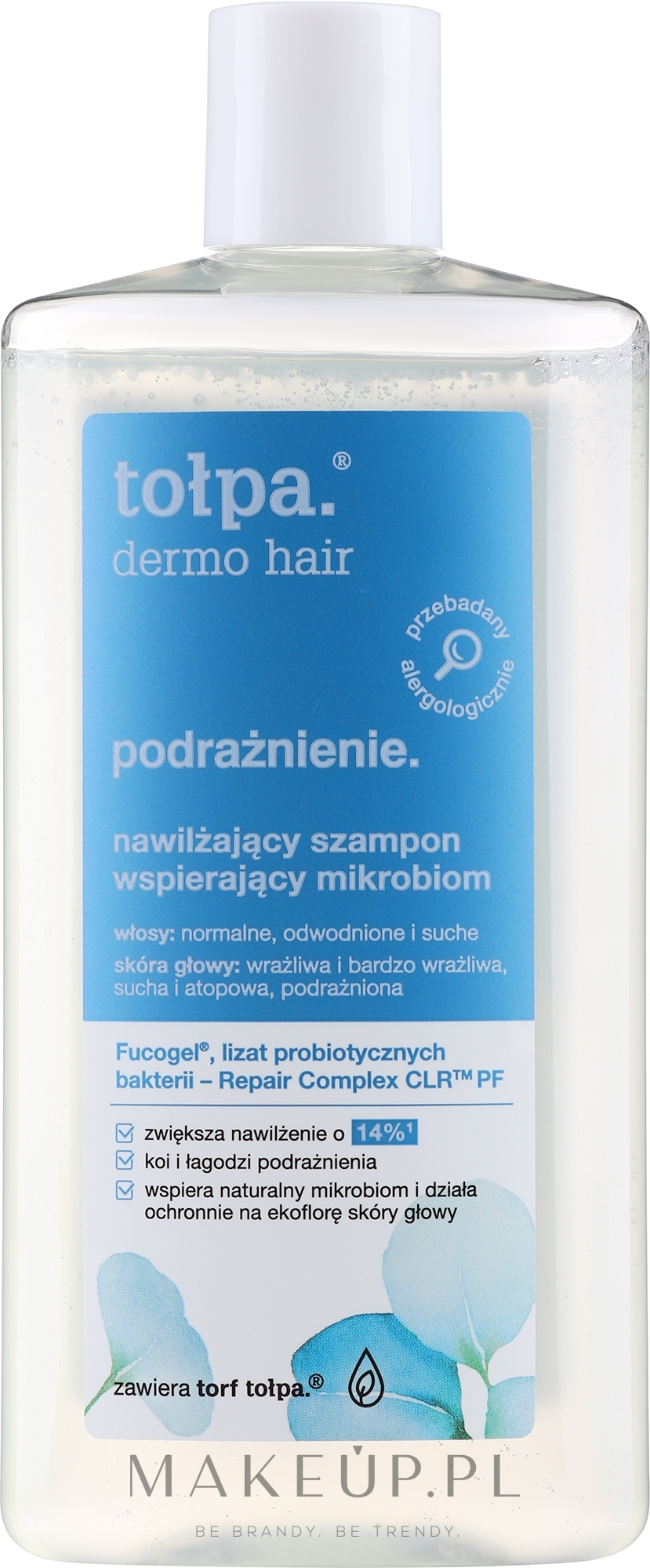 tołpa hair nawilżający szampon kojący