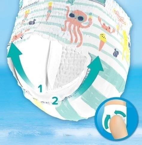 zakladanie pieluch pampers