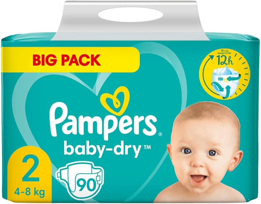 pampers 3 90 sztuk baby dry