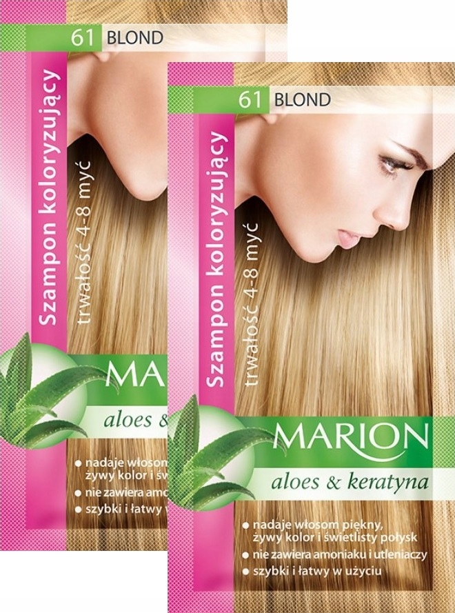 marion szampon koloryzujący blond 61