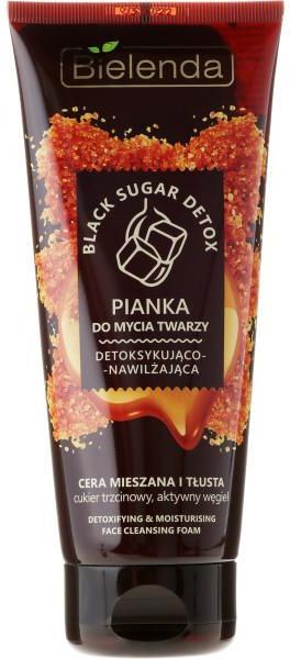 black sugar detox detoksykująco nawilżająca pianka do mycia twarzy