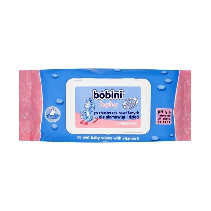 bobini baby chusteczki nawilżane 70 szt