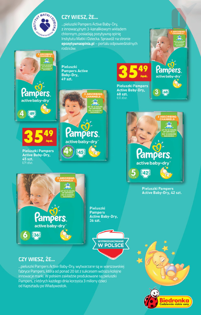 biedronka giant pampers