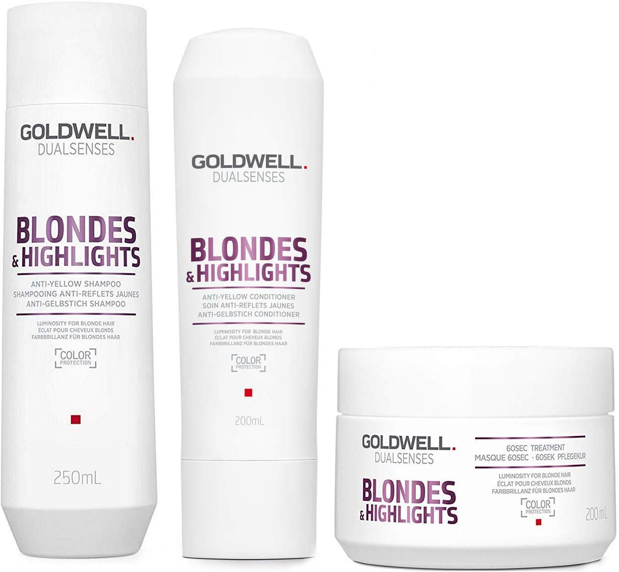 goldwell blondes & highlights szampon i odżywka