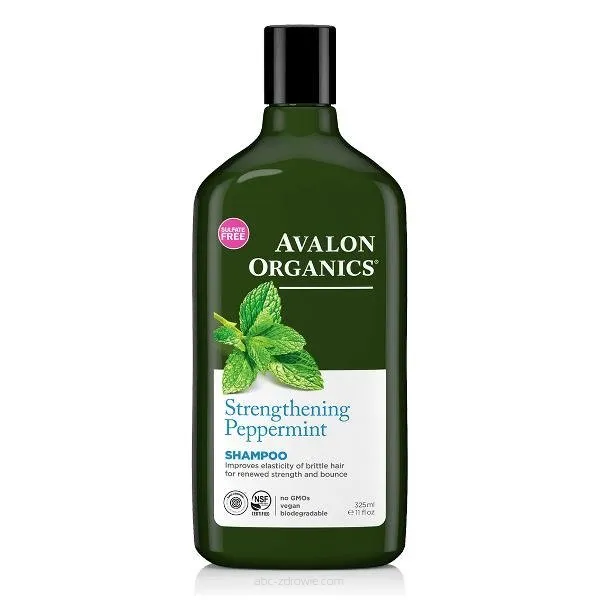 miętowy szampon wzmacniający avalon organics