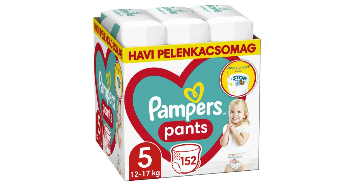 pampers pants 5 box