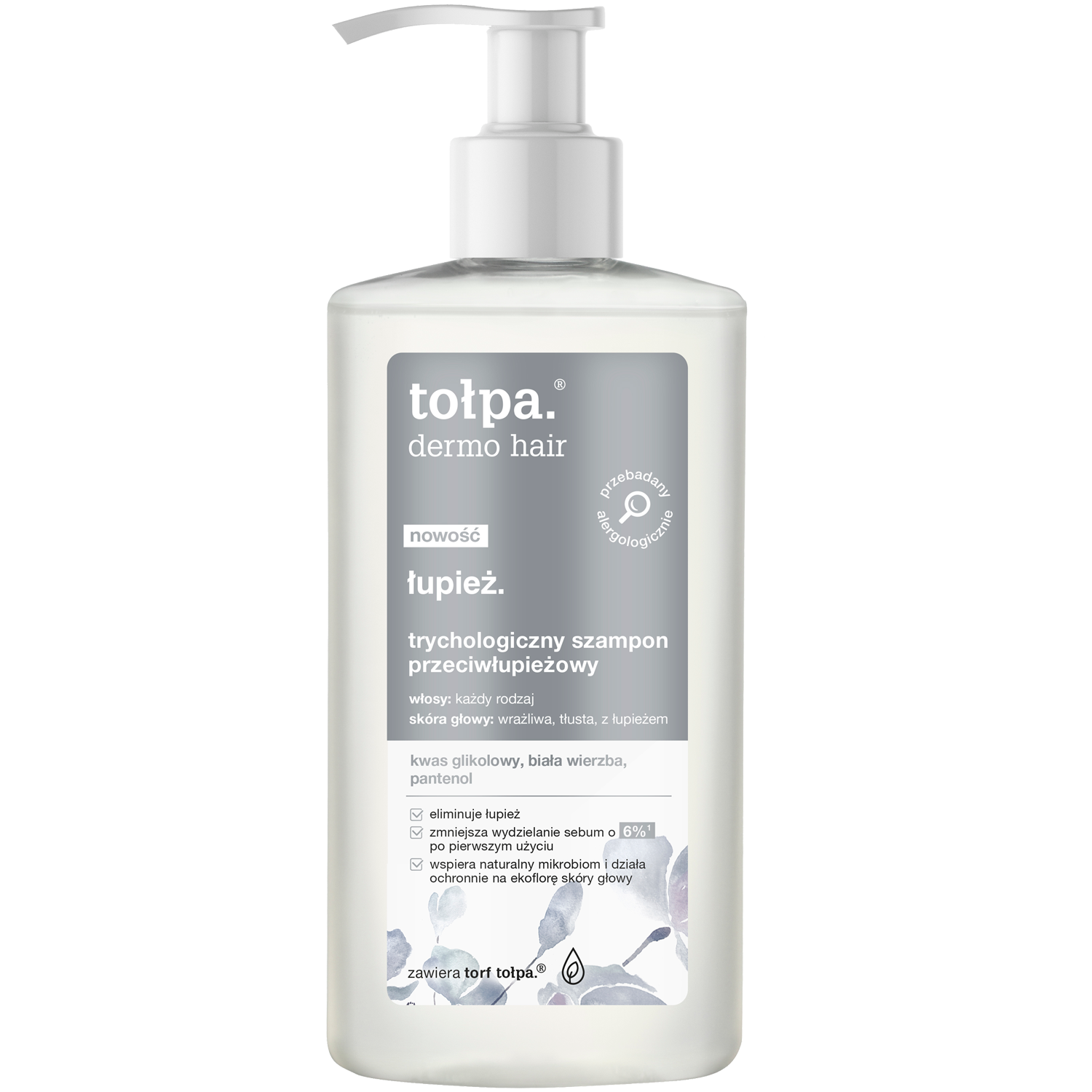 tołpa dermo hair szampon nawilżający kojący 250 ml hebe