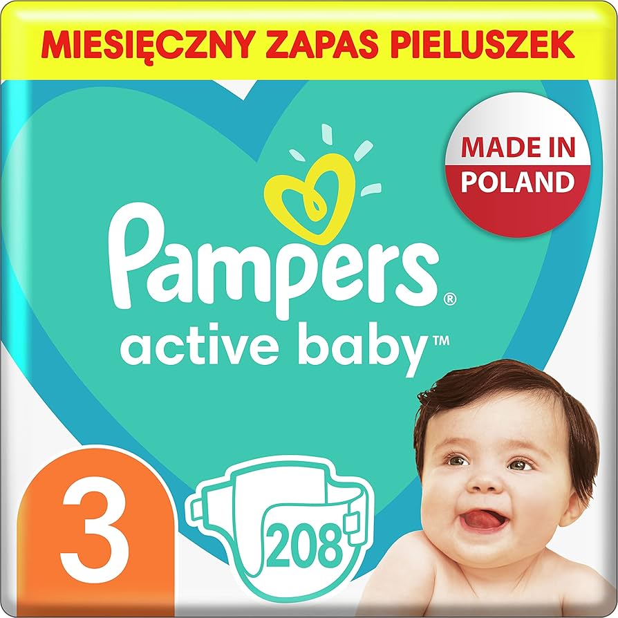 pampers rozmiar 3 176 sztuk