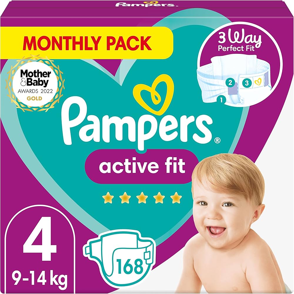 pampers active fit 4 monatspack