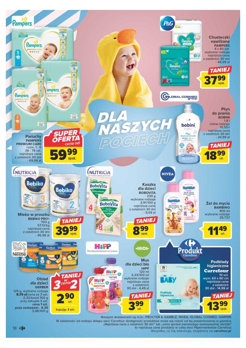 carrefour pampers gazetka