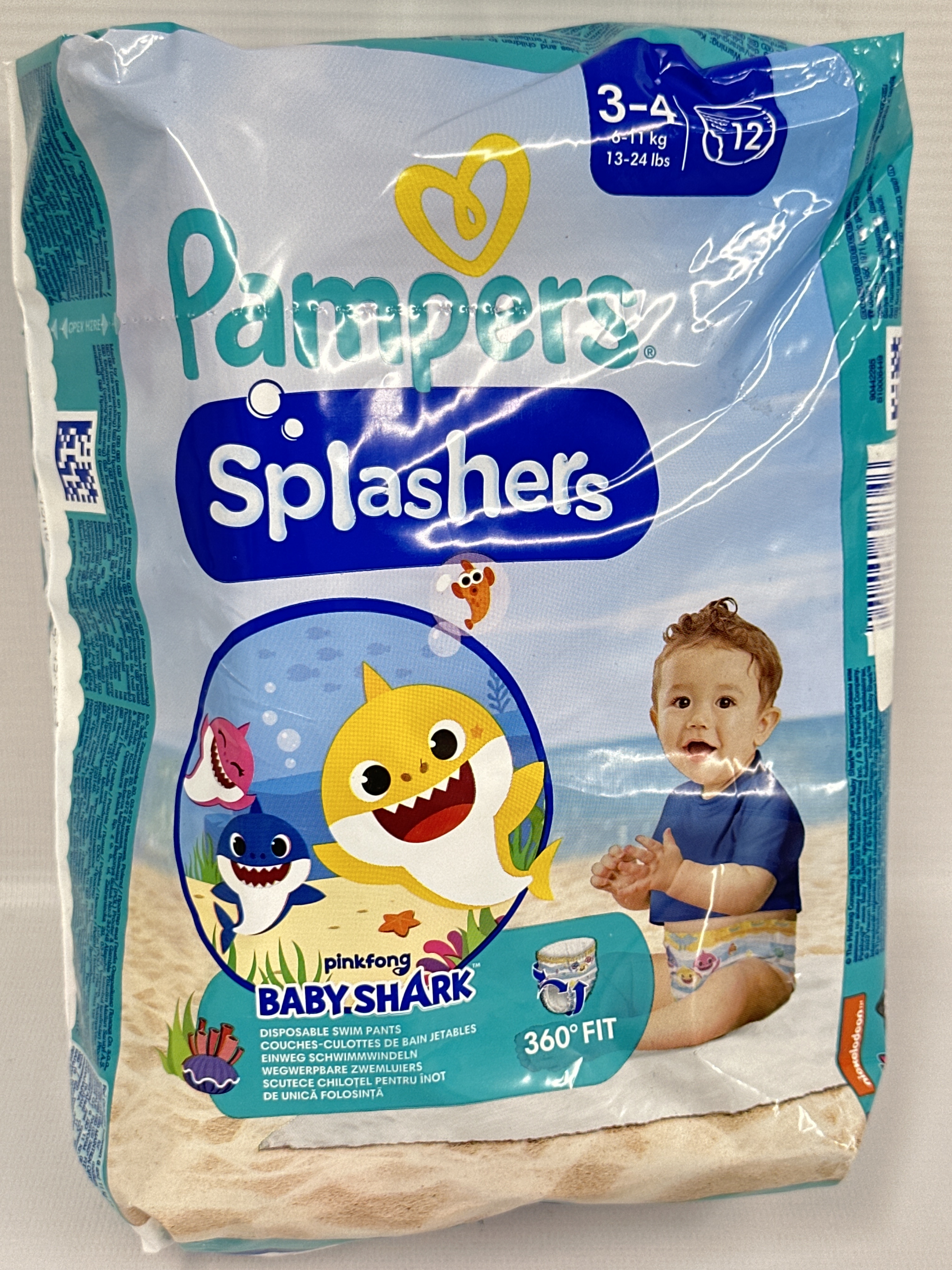 pampers splashers size 3 4