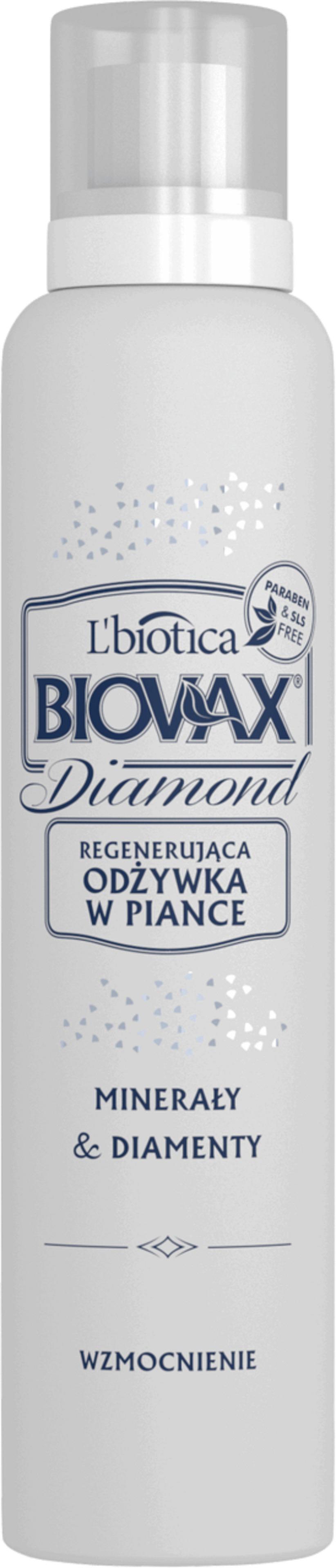 biovax diamond regenrujaca odżywka do włosów