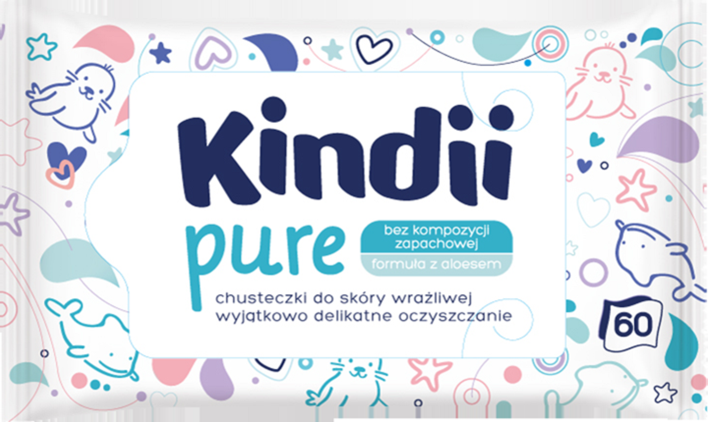 kindii pure chusteczki nawilżane dzieci