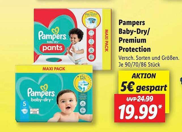 lidl pampers mega pack