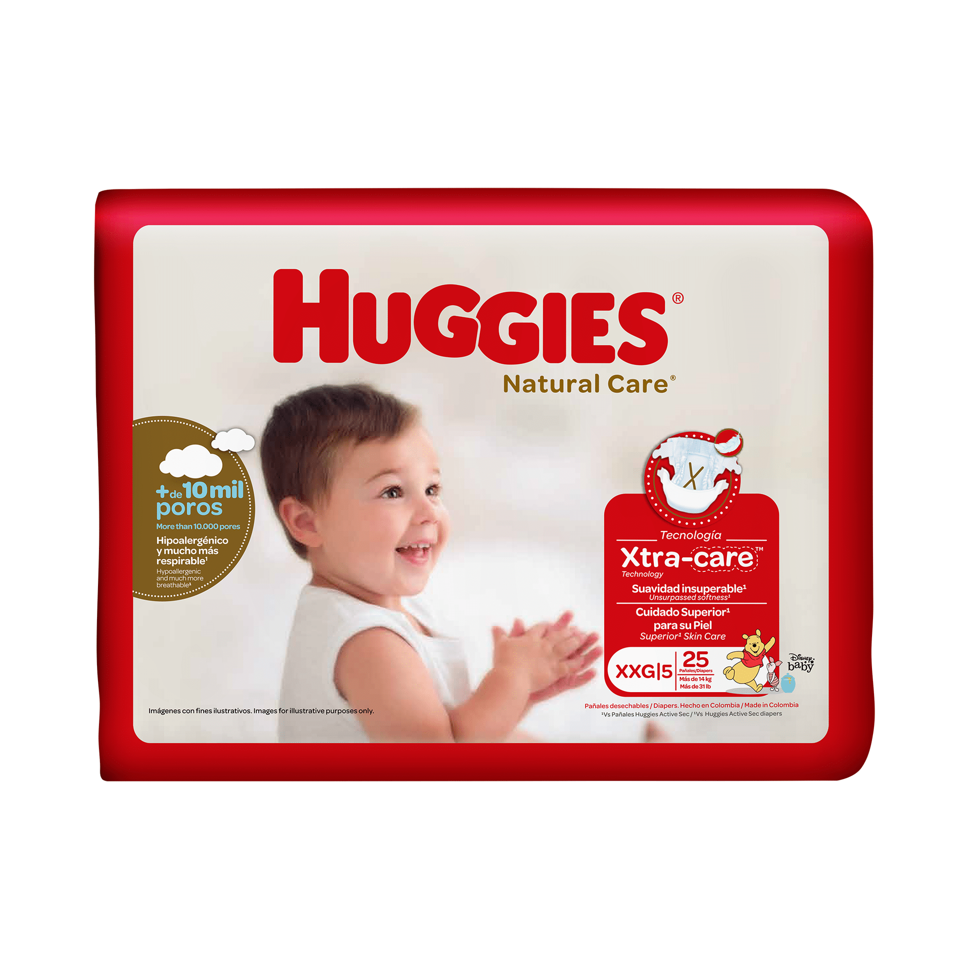 bebe modelo huggies