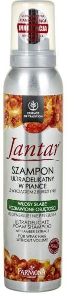 jantar szampon w piance