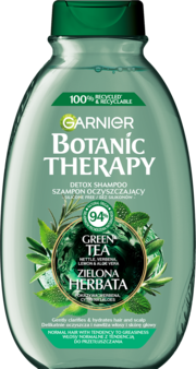 zielona odżywka do włosów garnier botanic therapy