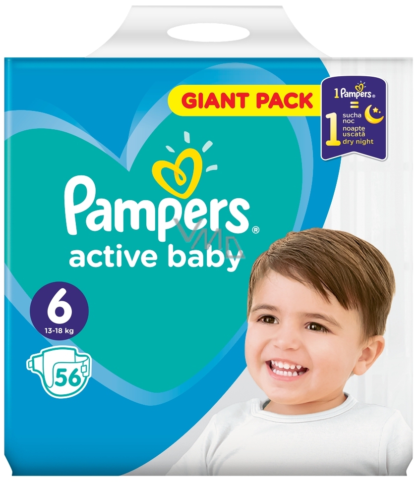 pampers active baby 6 extra large najtaniej