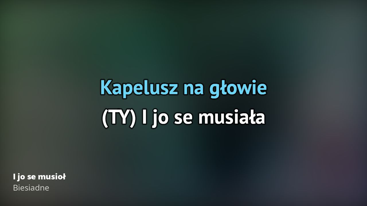 byda musioł prać pieluchy jo proł ich nie bede