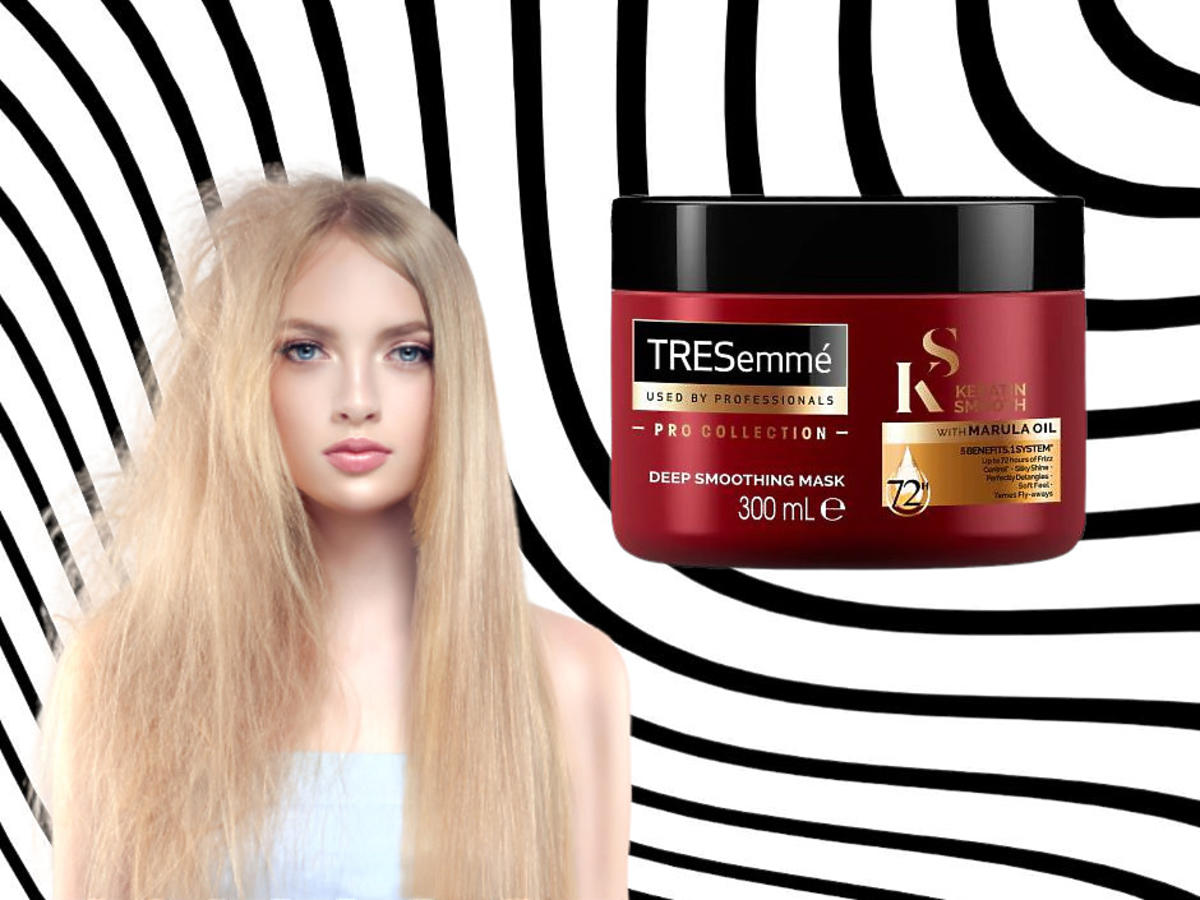 tresemmé keratin smooth odżywka do włosów z olejem arganowym opinie