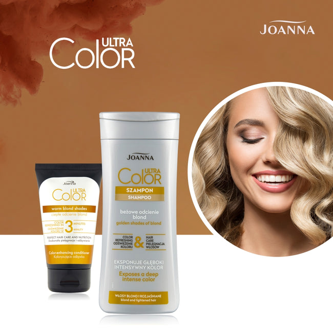 joanna ultra color koloryzująca odżywka do włosów ciepłe odcienie