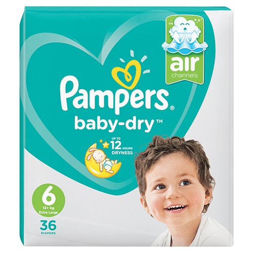 pampers active baby dry 6 extra large 15kg+