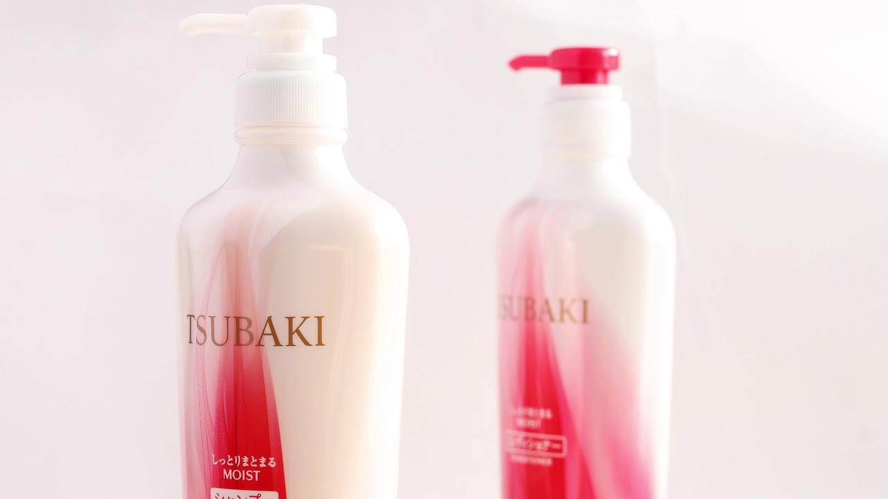 Shiseido „Tsubaki Moist” szampon do włosów+Shiseido „Tsubaki Moist” odżywka do włosów 450ml+450ml