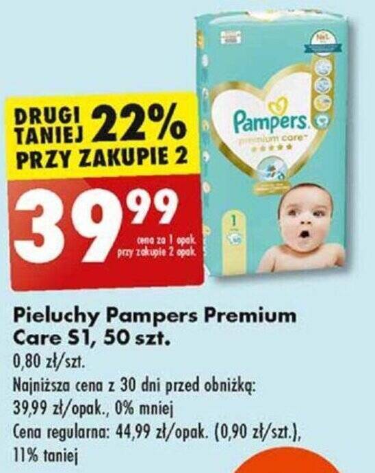 biedronka pieluchy pampers 29 99